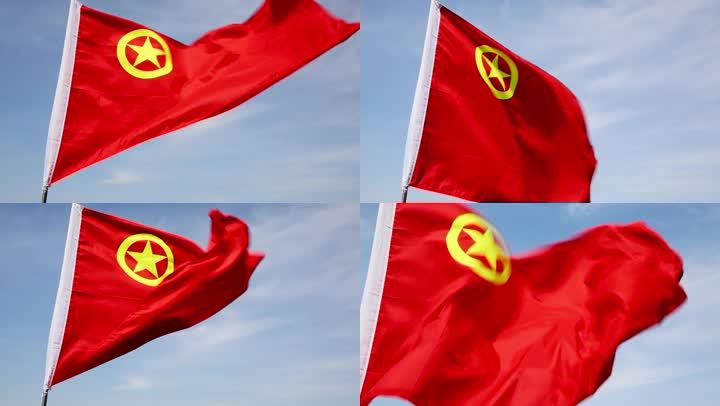 實拍團旗_1920X1080_高清視頻素材下載(編號:7912598)_實拍視頻_光廠(VJ師網) www.vjshi.com