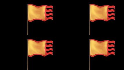 戰(zhàn)旗模板戰(zhàn)旗模板AE模板下載_光廠(VJ師網)