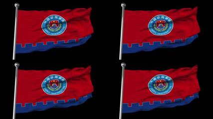 警察旗警察旗AE模板下載_光廠(VJ師網)